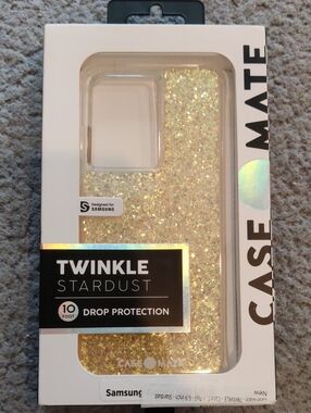 Case-Mate Twinkle Stardust Gold Glitter Phone Case SAMSUNG GALAXY S20 ULTRA